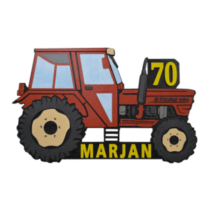 Lesen znak za mlaj s traktorjem Štore 504