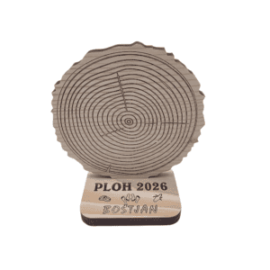 Pustni ploh – okrasna različica tradicionalnega ploha z gravuro letnice