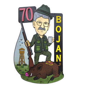 Znak za obletnico - Lovec - Motiv 2